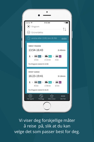 Tidr – reiseplanlegger for hele Norge screenshot 2