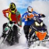 SnowMobile Vs Snow Bike - Snow Mobile Racing Games