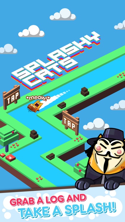 Splashy Cats: Endless Zigzag Arcade Water Game