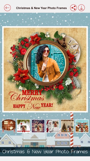 Happy New Year & Christmas Photo Frames(圖1)-速報App