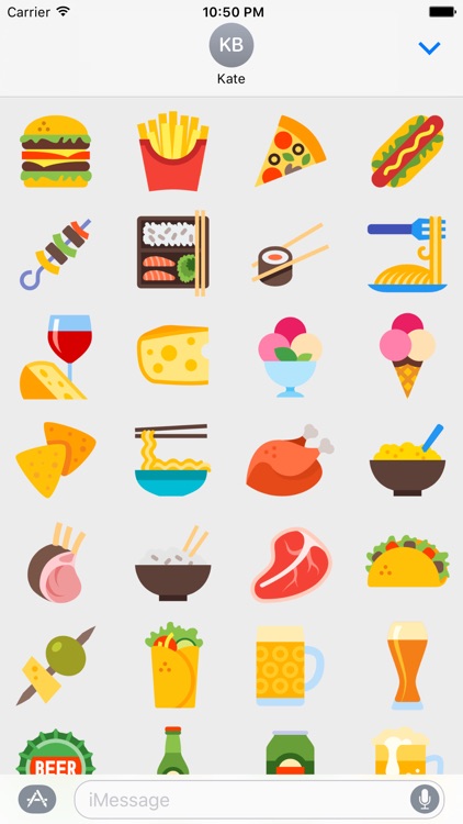 Food & Beverage Stickers Pack