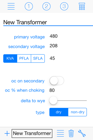 Transformer Calc Pro - náhled