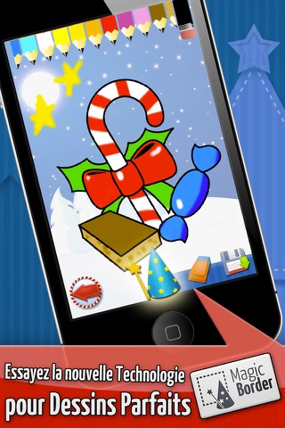 Christmas: Baby & Kids coloring book games - Free screenshot 3