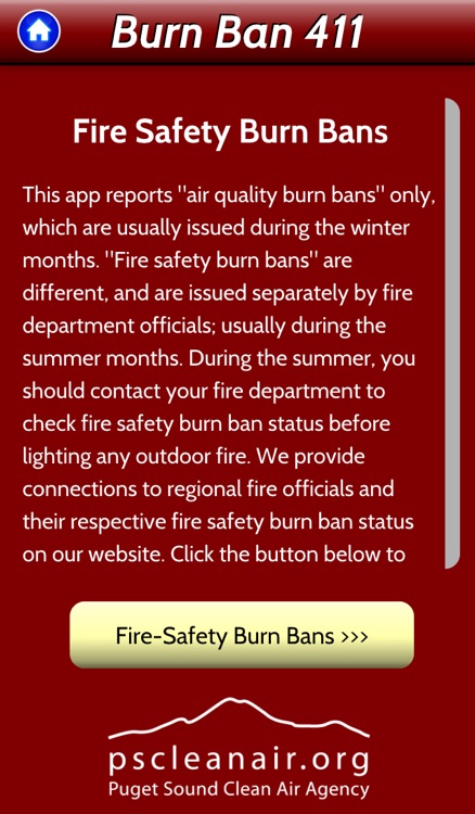 Burn Ban 411 - Real-time air quality burn ban status screenshot-4