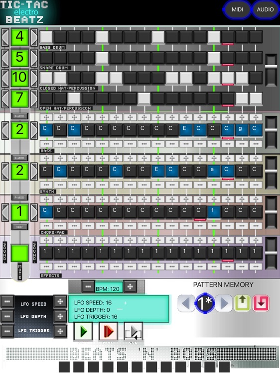 Tic Tac Beatz Electro Music Sequencer with MIDI