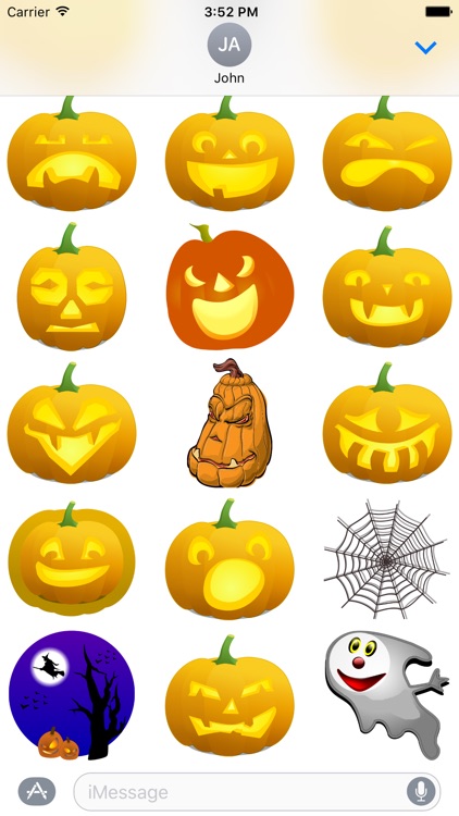 More Halloween Message Stickers