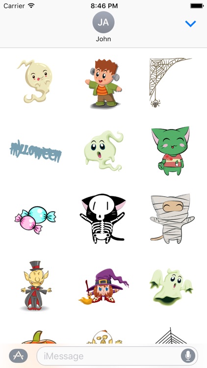Halloween Kitty Sticker screenshot-2