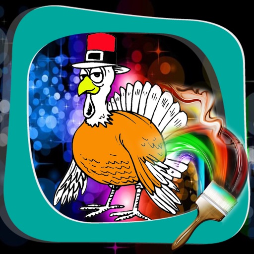 Book Colouring For Thanksgiving Turkey Version iOS App
