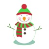 Snowmen Stickers and Christmas Greetings Emoji