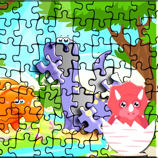 jigsaw puzzles dinosaur learning games for kids iOS App