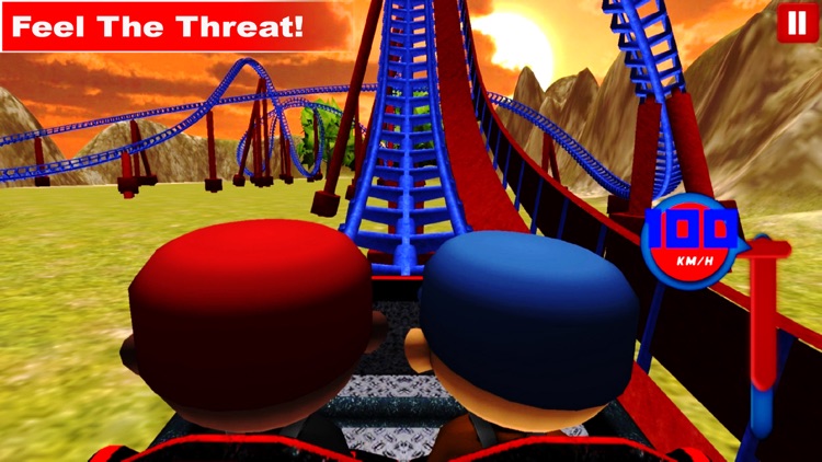 Crazy Roller Coaster : Free Riding Simulator Game