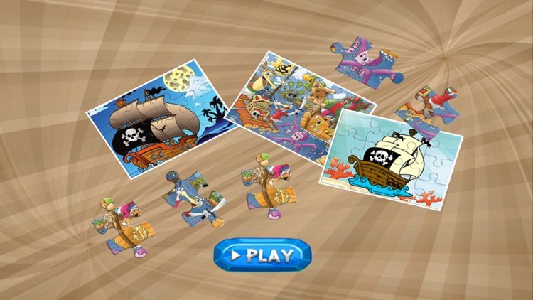 Pirate Ship Cartoons Jigsaw Puzzles for Kids Free screenshot-3