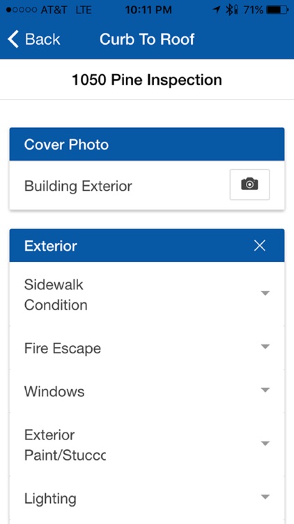 Structure Properties Inspection App