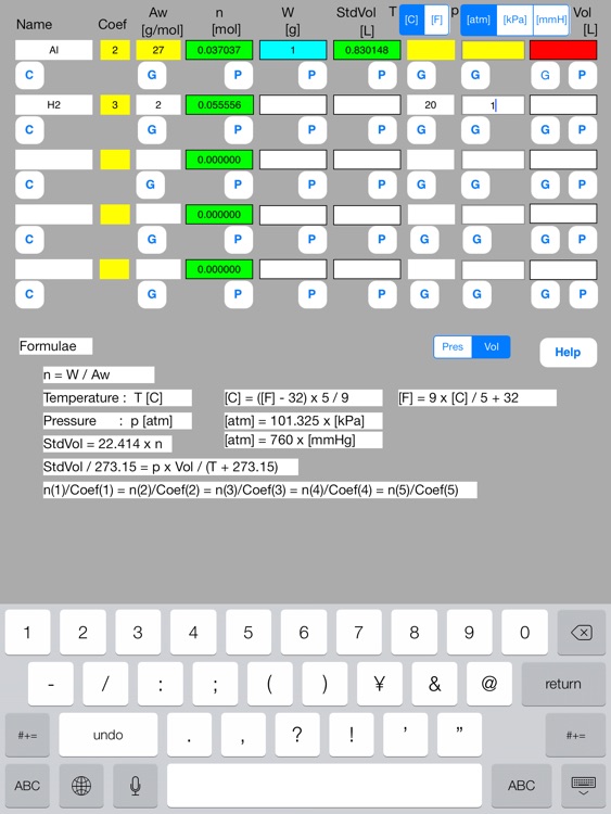 Mol Calculator