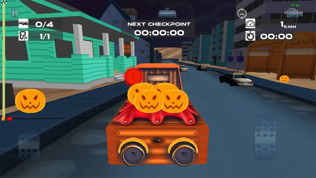 Spooky Zombie Town Car Race(圖5)-速報App