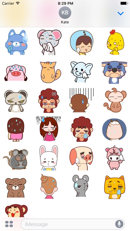 Animated Emoticon Stickers