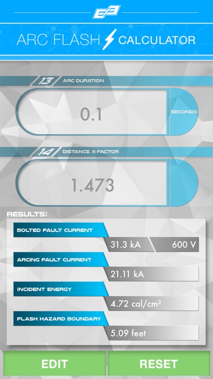 Electrical Edge: Arc Flash Calculator screenshot-3