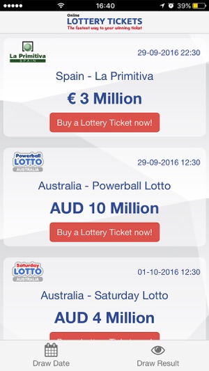 Lottery Tickets - Get Your Lucky Numbers