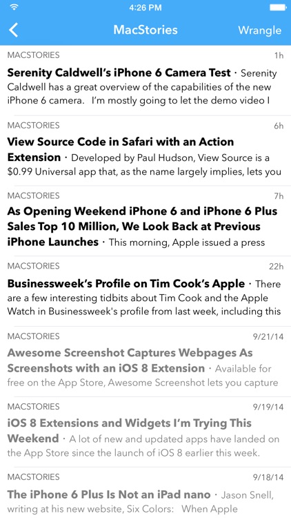 Feed Wrangler screenshot-0