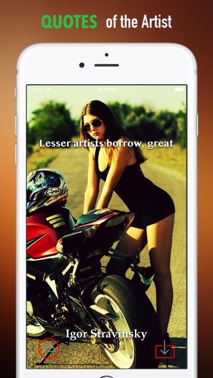 Motorcycle Girls Wallpapers HD: Quotes screenshot-3