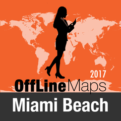 Miami Beach Offline Karte und Reiseführer
