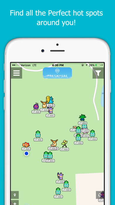 PokeWhere - Live Radar Map for Pokemon GOのおすすめ画像3