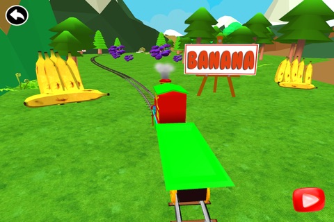 Fruits & Vegetables Train Driving Game For Kids screenshot 2