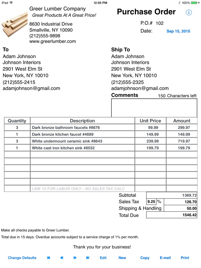 Simple Purchase Order(圖1)-速報App