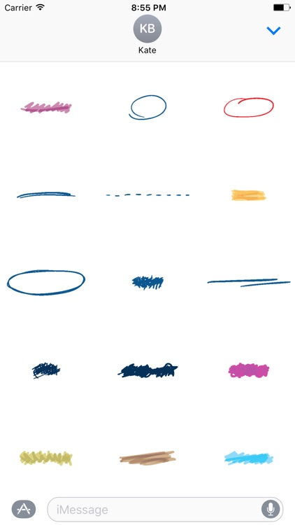 Correction and Highlight Stickers for iMessage