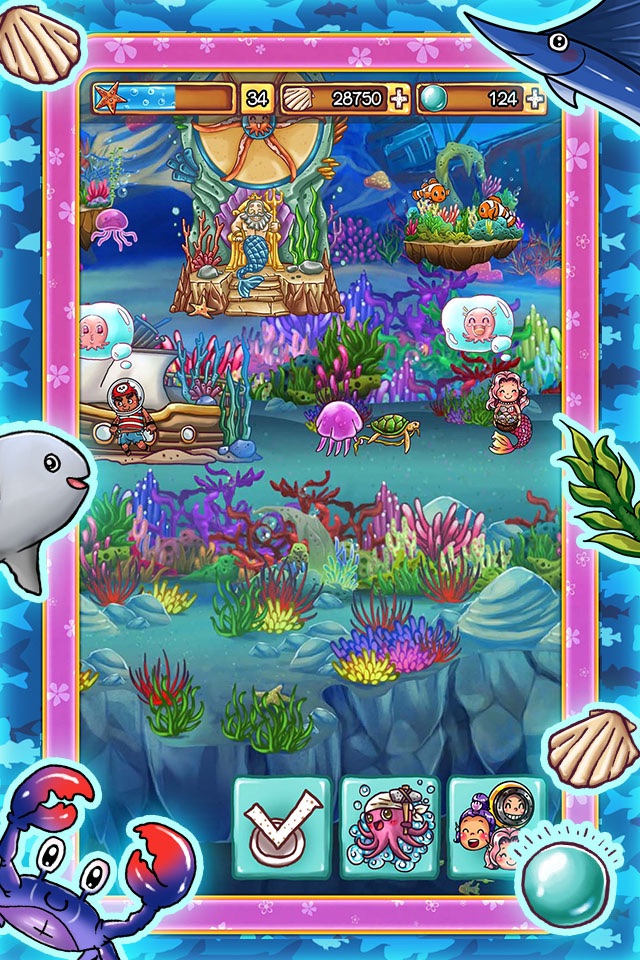 Aquarium Island: Build kingdoms of ocean life screenshot 3