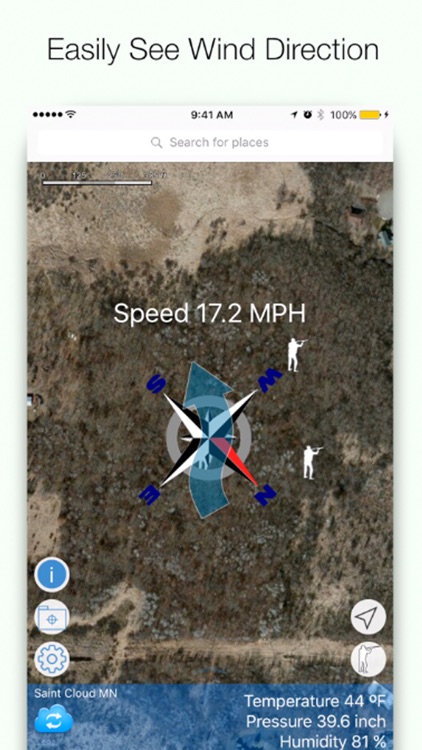 Wind Direction for Deer Hunting - Deer Windfinder screenshot-0