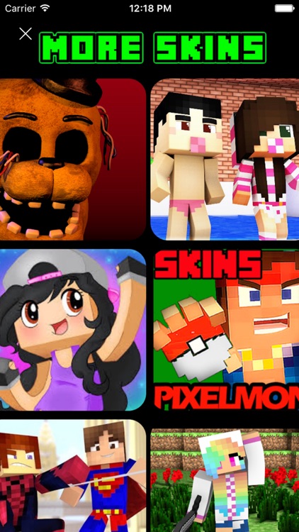 FNAF Skins for Minecraft PE - Pocket Edition Skins