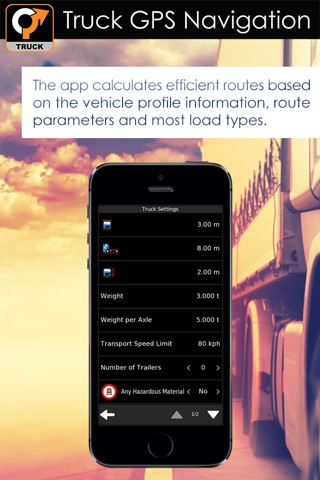 Truck GPS Navigation & Maps screenshot 3