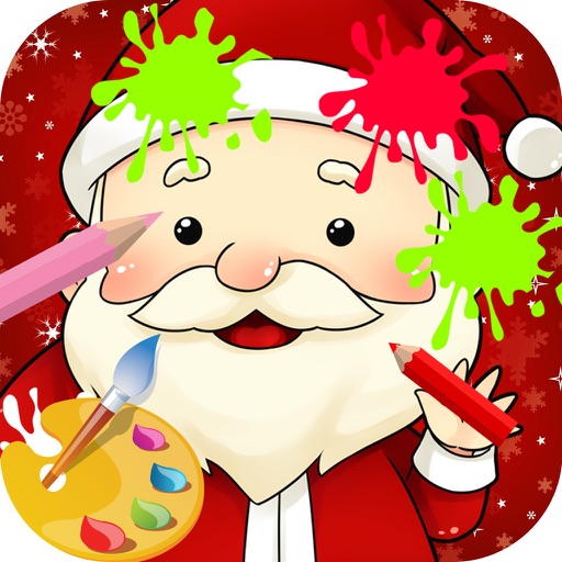 Santa's Color Book Icon