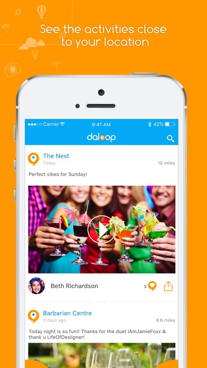 Daloop - The location based social media app