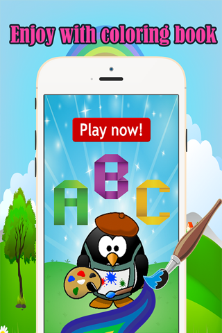Coloring Book: English ABC Learning Games For Kids screenshot 4