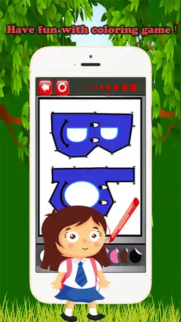 Game screenshot Dot to Dot Letters Alphabet Coloring Book For Kids apk