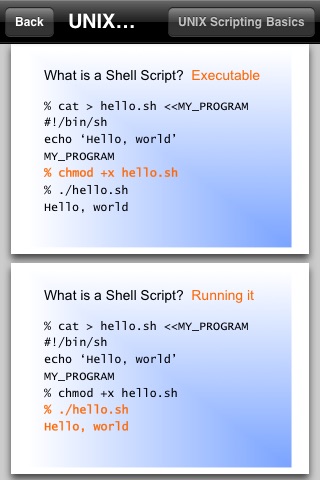 UNIX Scripting screenshot 2