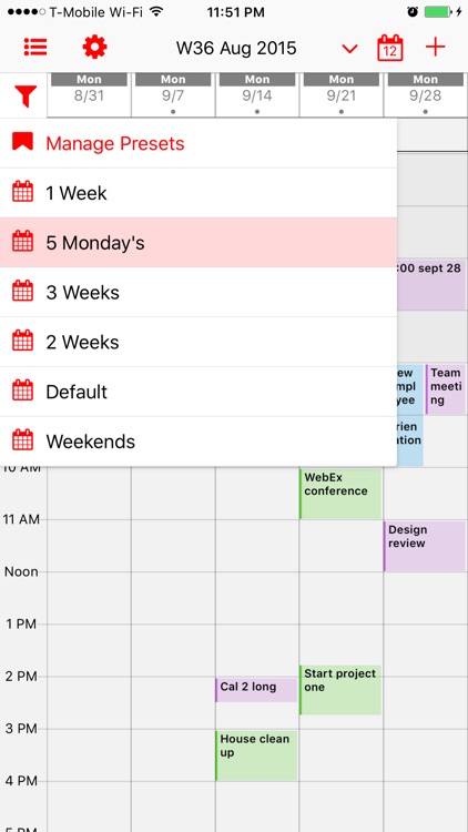 Week Calendar Pro
