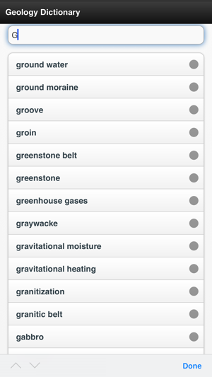 Geology Dictionary Offline