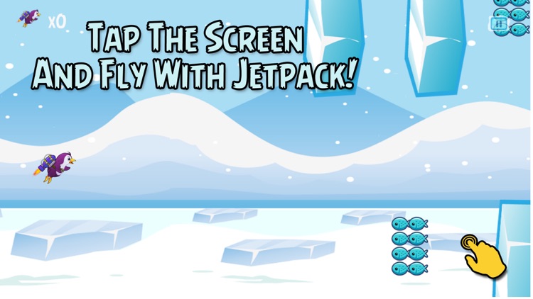 Jetpack Penguin Fly