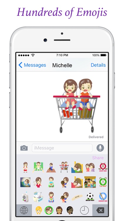 Mommyoji - Emoji Keyboard For Moms