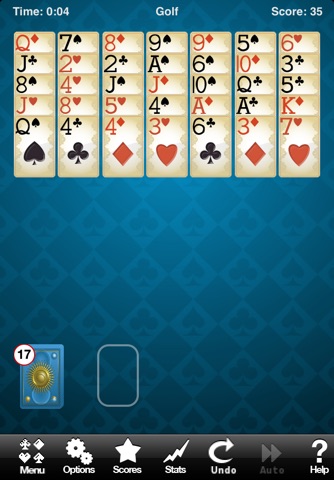 Golf Solitaire screenshot 3