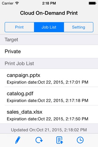Cloud On-Demand Print screenshot 2