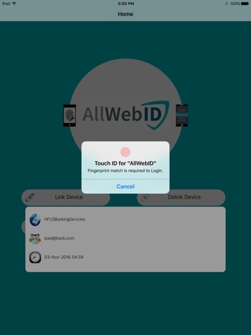 AllWebID Identity Manager screenshot 3