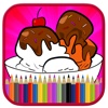 Frozen Ice Cream Coloring Book Fun Game For Kids