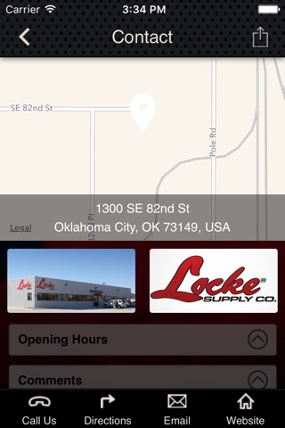 Locke Supply Co DFW screenshot 2