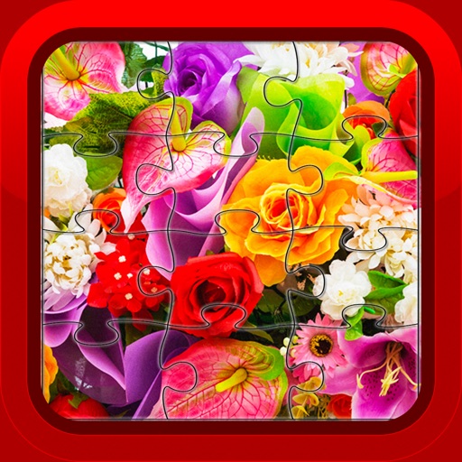 Flower Jigsaw Puzzles Games for Kids and Toddlers by Anupong