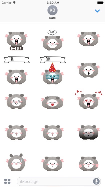 Pimochi The Flying Pig Stickers