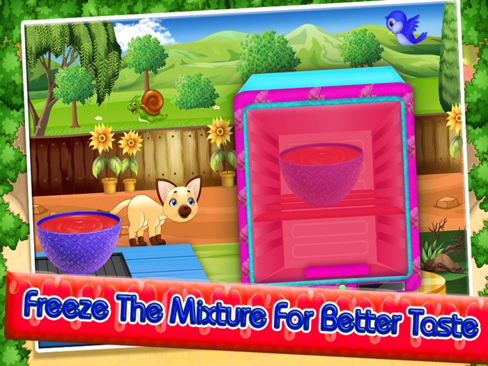 Icy Slushy Frozen Yogurt